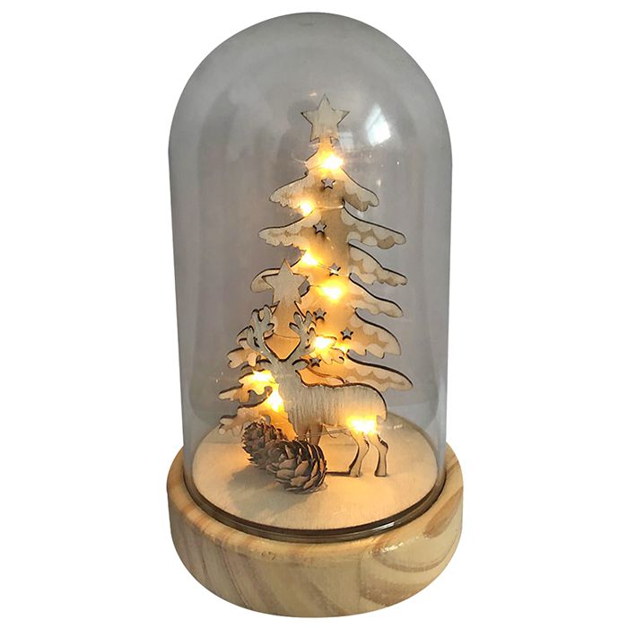 Χονδρική DECORATIVE GLASS WITH TREE 10LED 93-2747 Wholesale Tsagogeorgas SA