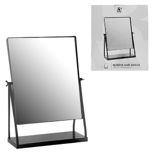 12-1911 METALLIC MIRROR WITH STAND χονδρική, Gifts χονδρική