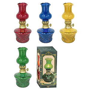 12-69 OVAL COLORED PARAFFIN OIL LAMP χονδρική, Gifts χονδρική
