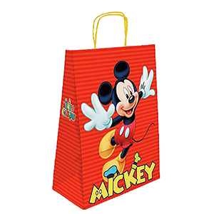 19-358 MICKEY PAPER GIFT BAG RED (32cm) χονδρική, Novelties χονδρική