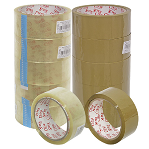 19-55 PACKAGING TAPE 38mm BROWN-TRANSPARENT χονδρική, School Items χονδρική