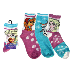 20-1241 FROZEN SEMI-SHORT SOCKS SET=3 PAIRS χονδρική, Accessories χονδρική