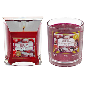 37-443 SCENTED CANDLE IN A CHERRY VASE χονδρική, Gifts χονδρική
