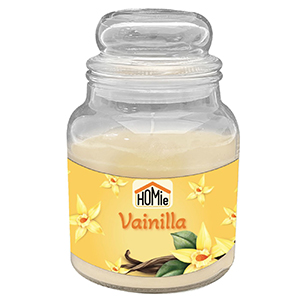 37-450 SPICED VANILLA CANDLE IN A JAR WITH A LARGE LID χονδρική, Gifts χονδρική