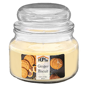37-454 GINGER BISCUIT CANDLE IN MEDIUM LID JAR χονδρική, Gifts χονδρική