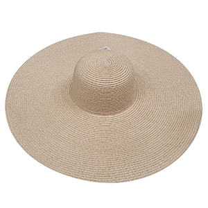 42-2384 WOMEN'S GIANT WIRE PAPER HAT χονδρική, Summer Items χονδρική