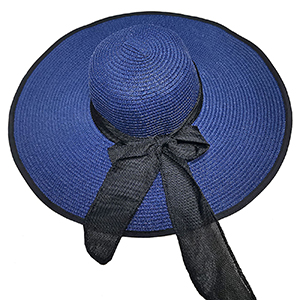 42-2543 LADIES' PAPER HAT WITH BOW χονδρική, Summer Items χονδρική