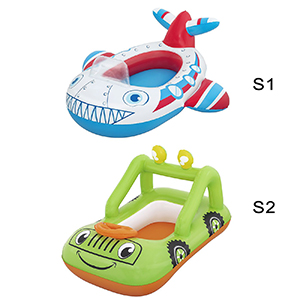 42-2778 INFLATABLE SHARK BOAT & BESTWAY CAR χονδρική, Summer Items χονδρική
