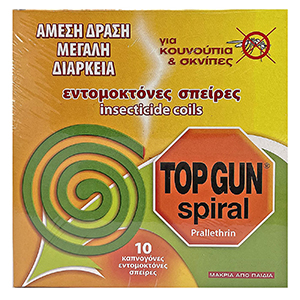 42-2797 SPIRAL INSECT REPELLENT TOP GUN PACK=10 PCS χονδρική, Summer Items χονδρική