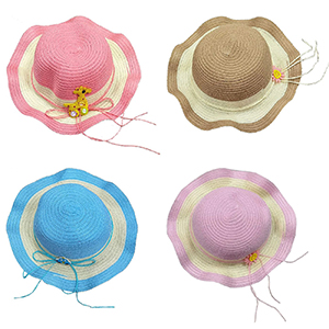 42-2813 CHILDREN'S WIRE PAPER HAT WITH SUN χονδρική, Summer Items χονδρική