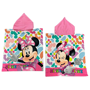 42-3024 SMALL MINNIE PONCHO BEACH TOWEL MULTICOLOR χονδρική, Summer Items χονδρική