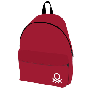 50-2482 UNITED COLORS OF BENETTON RED BACKPACK χονδρική, School Items χονδρική