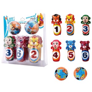 71-3311 BOWLING PU ANIMALS WITH NUMBERS χονδρική, Toys χονδρική