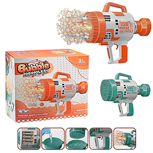 71-3380 108-hole space gun electric light bubble machine χονδρική, Toys χονδρική