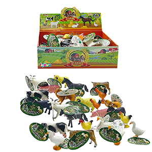 71-3393 FARM ANIMALS BOX OF 24 PIECES χονδρική, Toys χονδρική