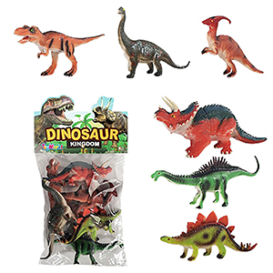 71-3399 6 DINOSAURS 14-16cm IN A BAG χονδρική, Toys χονδρική