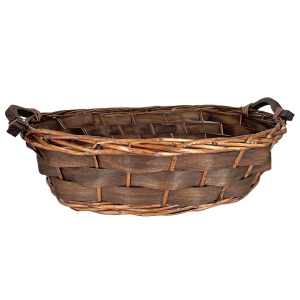 73-1006 ROUND BAMBOO BASKET 35x31x8cm χονδρική, Novelties χονδρική