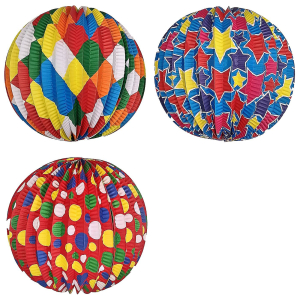 73-57 MULTICOLORED PAPER BALL FLASHLIGHT χονδρική, Easter Items χονδρική