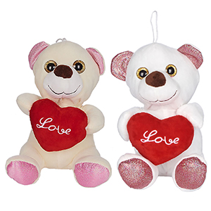 79-336 TEDDY BEAR LOVE HEART 20cm χονδρική, Valentine Items χονδρική
