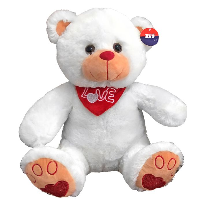 79-419 TEDDY WITH SCARF, I LOVE YOU SHOES χονδρική, Valentine Items χονδρική