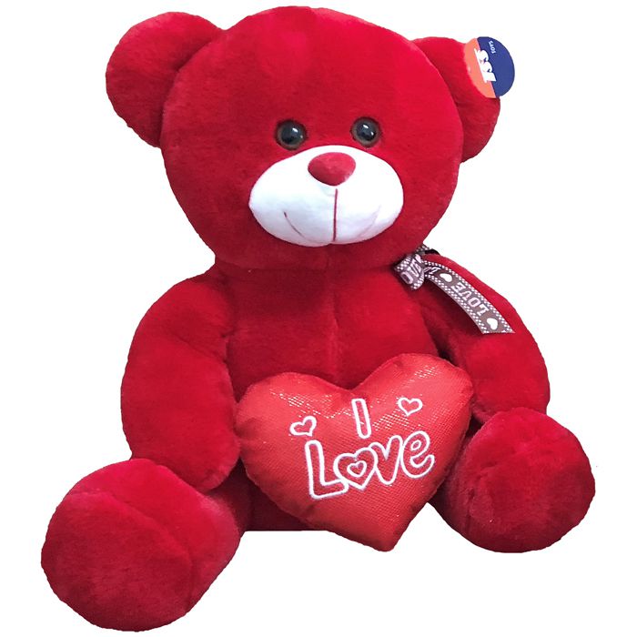 79-425 RED BEAR WITH HEART χονδρική, Valentine Items χονδρική