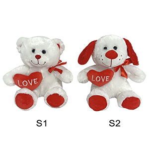 79-427 BEAR WITH BOW & RED HEART χονδρική, Valentine Items χονδρική