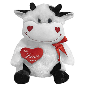 79-469 COWS WITH HEART & BOW χονδρική, Valentine Items χονδρική