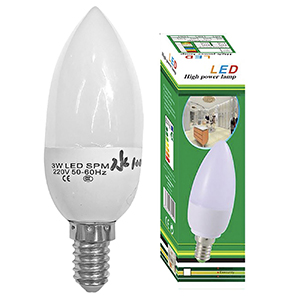 88-151 ΛΑΜΠΑ LED ΚΕΡΙ Ε14 3W 220V ΘΕΡΜΟΣ ΦΩΤΙΣΜΟΣ 180o  χονδρική, Είδη Σπιτιού χονδρική