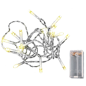 93-1259 20 LED BATTERY CONTROL WHITE χονδρική, Christmas Items χονδρική