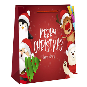 93-1809 CHRISTMAS GIFT BAG 14x11x6cm χονδρική, Christmas Items χονδρική