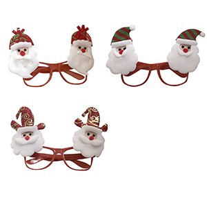 93-2323 CHRISTMAS GLASSES WITH 2 FIGURES χονδρική, Christmas Items χονδρική