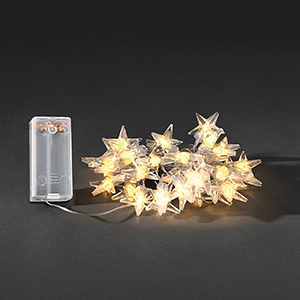 93-2563 20 LED BATTERY STAR WHITE CONTROL χονδρική, Christmas Items χονδρική