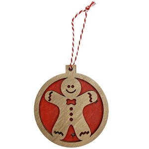 93-2810 HANGING WOODEN COOKIE ORNAMENT χονδρική, Christmas Items χονδρική