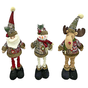 93-3173 XMAS FIGURE WITH FOLDABLE LEGS χονδρική, Christmas Items χονδρική
