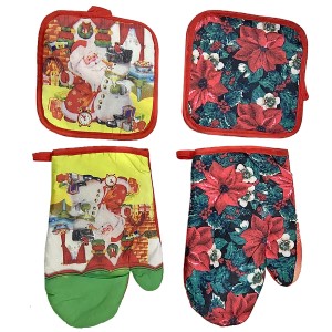 93-3189 XMAS OVEN GLOVE & PLATE χονδρική, Christmas Items χονδρική