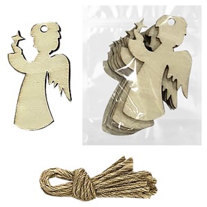 93-3208 WOODEN ANGEL ORNAMENT χονδρική, Christmas Items χονδρική
