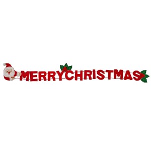 93-3235 MERRY CHRISTMAS ΠΑΝΙΝΟ ΔΙΑΚΟΣΜΗΤΙΚΟ 90x10cm χονδρική, Χριστουγεννιάτικα χονδρική