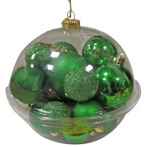 93-3280 MIX GREEN BALLS IN BALL BOX χονδρική, Christmas Items χονδρική