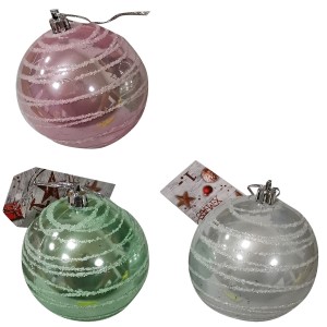 93-3281 PAL BALL COLORED WITH SNOW χονδρική, Christmas Items χονδρική