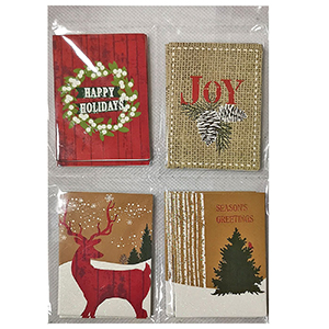 93-3294 XMAS GREETING CARDS SET OF 12 PCS χονδρική, Christmas Items χονδρική