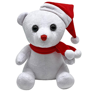 93-3309 TEDDY BEAR WITH CAP-SCARF χονδρική, Christmas Items χονδρική