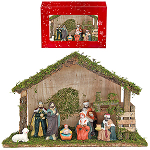 93-499 LARGE WOODEN MANNER χονδρική, Christmas Items χονδρική