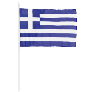 96-12 GREEK PANIN FLAG WITH HANDLE χονδρική, School Items χονδρική