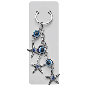 96-900 KEYRING WITH STARS AND EYES χονδρική, Novelties χονδρική